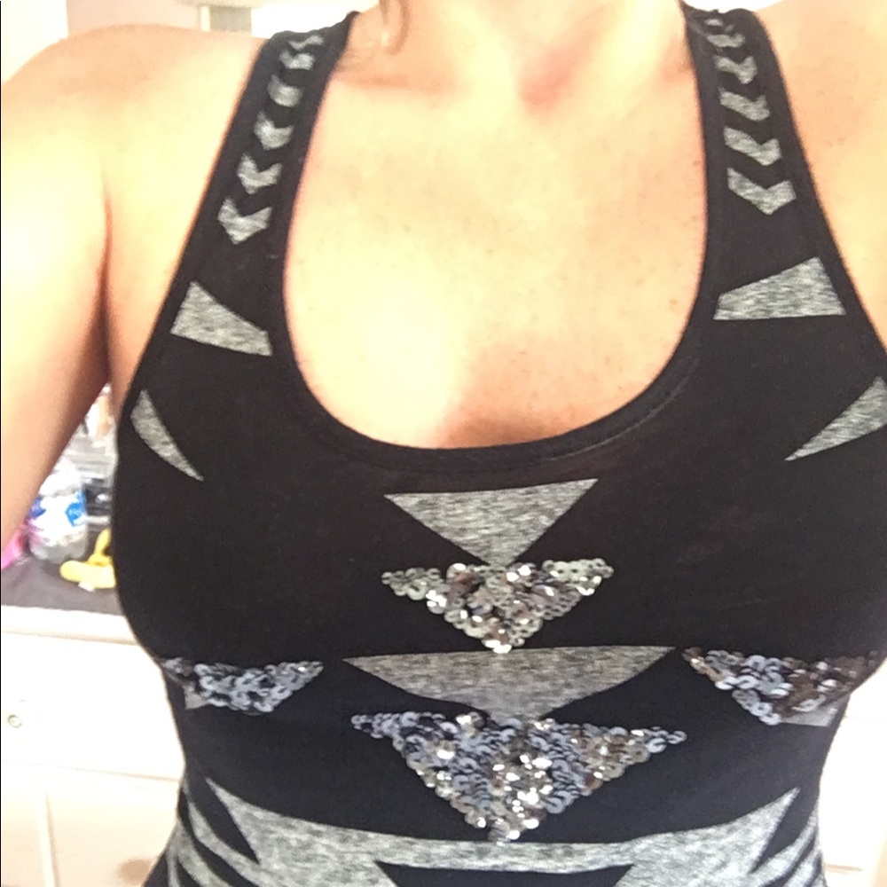 Express embellished tank
